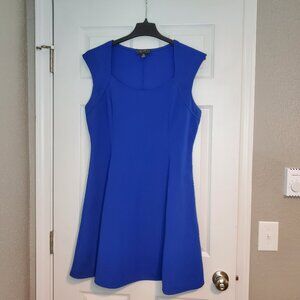 Forever 21 Royal Blue Mini Flare Dress 3X